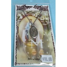  Miraculous Medal and Prayer Card